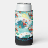 Christmas in July with SANTA CLAUS   スリム缶クーラー (Seltzer正面)