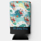 Christmas in July with SANTA CLAUS   スリム缶クーラー (正面)