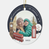 Christmas in London記念写真 セラミックオーナメント (左)