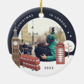 Christmas in London記念写真 セラミックオーナメント (裏面)