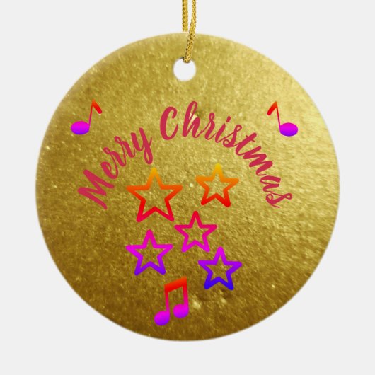 Christmas in Music セラミックオーナメント (正面)