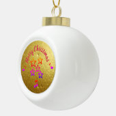 Christmas in Music セラミックボールオーナメント (右)