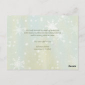 Christmas in New Home Bird and Birdhouse ポストカード (裏面)