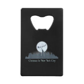 Christmas in New York City Shirt - NYC クレジットカード栓抜き (裏面)