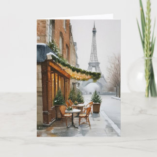 Christmas In Paris Card カード