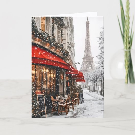 Christmas In Paris Card カード (正面)