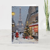 Christmas In Paris Card カード (正面)