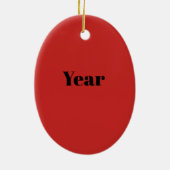 Christmas in Phonetic Alphabetオーナメント セラミックオーナメント (裏面)