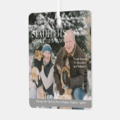 Christmas in Retirement Magazine Cover メタルオーナメント (正面左)