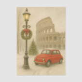 Christmas in Rome Italy – Holiday Art, Christmas  薄葉紙 (正面)