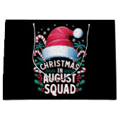 Christmas In Squad Summer威厳があるクリスマス ラージペーパーバッグ (正面)