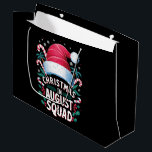 Christmas In Squad Summer威厳があるクリスマス ラージペーパーバッグ<br><div class="desc">Christmas In Squad Summer威厳があるクリスマス</div>