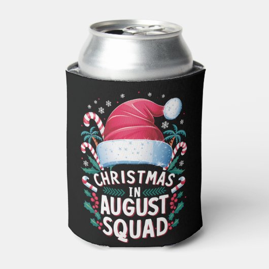 Christmas In Squad Summer威厳があるクリスマス 缶クーラー (缶正面)
