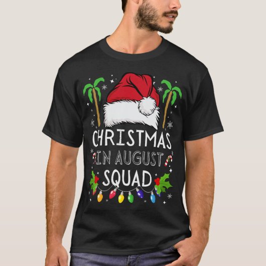Christmas In Squad Summer威厳があるクリスマス Tシャツ (正面)