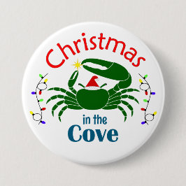 Christmas in the Cove Large Button 缶バッジ