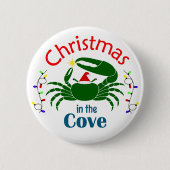 Christmas in the Cove Medium Button 缶バッジ (正面)