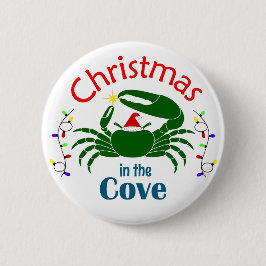Christmas in the Cove Medium Button 缶バッジ