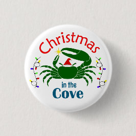 Christmas in the Cove Small Button 缶バッジ
