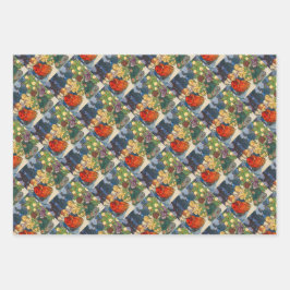 Christmas in the forest - Zdenek Guth ラッピングペーパーシート