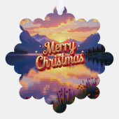 Christmas in The Mountains オーナメントカード (裏面)