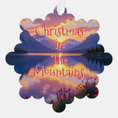 Christmas in The Mountains オーナメントカード (正面)