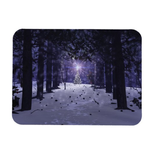 Christmas in the Pines Flexible Magnet マグネット (横)