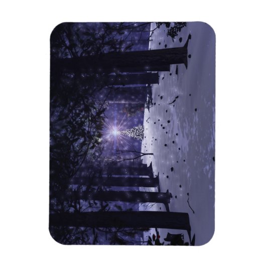 Christmas in the Pines Flexible Magnet マグネット (縦)