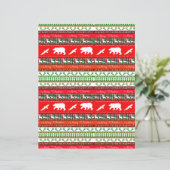 Christmas in the woods christmas craft paper (スタンド正面)