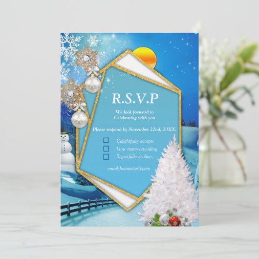 Christmas in Winter Collection 招待状 (スタンド正面)