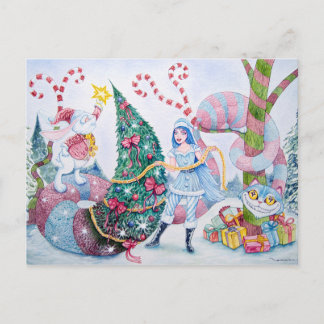 "Christmas in Wonderland" Postcard シーズンポストカード
