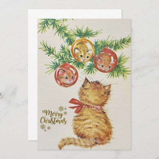 Christmas Invitation  (正面/裏面)