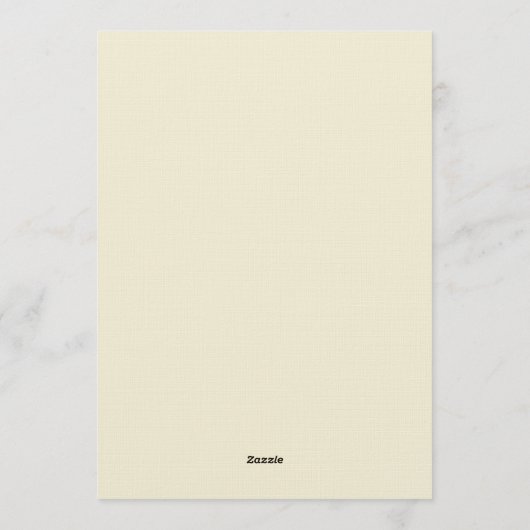 Christmas Invitation  招待状 (裏面)