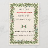 Christmas Invitation  招待状 (正面)