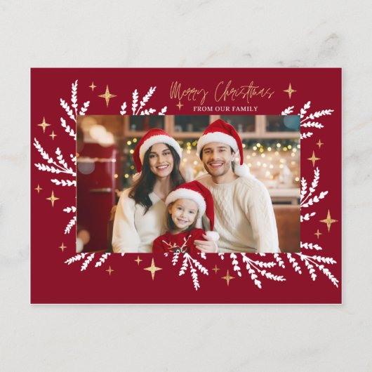 christmas invitation card シーズンポストカード (正面)