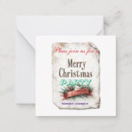 christmas invitations cards ノートカード