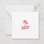 christmas invitations cards ノートカード (裏面)