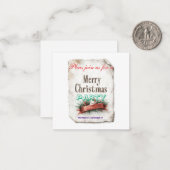 christmas invitations cards ノートカード (正面/裏面インサイチュ)