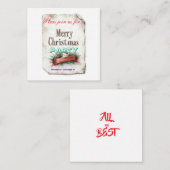 christmas invitations cards ノートカード (正面/裏面)
