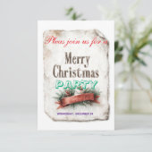 christmas invitations cards 出欠カード (スタンド正面)
