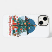 Christmas iPhone 14ケース：フェスティバル新モデル Case-Mate iPhoneケース (裏面 (横))