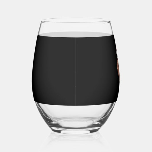 Christmas Irish Setter Classic T-Shirt ステムなしワイングラス (右)