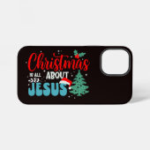Christmas Is All About Jesus-43687 iPhoneケース (裏面横)