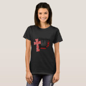Christmas Is All About Jesus Love Christian Xmas T Tシャツ (正面フル)