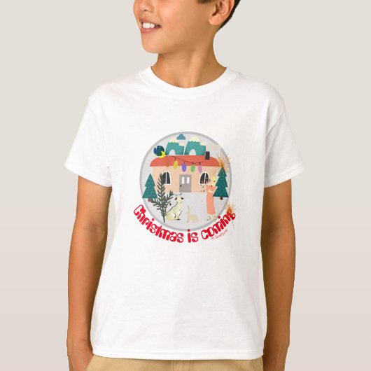 Christmas is coming tシャツ (正面)