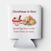 Christmas Is Here, Egg Nog and Cookie Tester 缶クーラー (裏面)