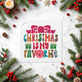 Christmas Is My Favorite Retro Holiday フェイバータグ