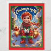 Christmas is my life, レターヘッド (正面/裏面)