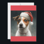 Christmas Jack Russell、Santa Jack Russell Tシャツ シーズンカード<br><div class="desc">クリスマス・ジャック・ラッセル・ドッグ。これは犬好きの人には最適な贈り物だ。</div>