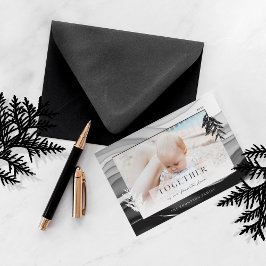 Christmas Japandi Familyミニマル Photoで一緒に シーズンカード