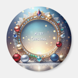 Christmas Jewel Frame Holiday Magnet マグネット